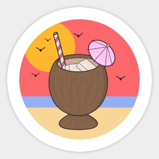 cocktail time Sticker